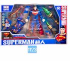 Mô Hình Super Man 30cm kèm Phụ kiện 1123 - Nhựa đẹp