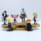 Set 6 Mô Hình One Piece 5-9cm