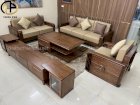 Sofa gỗ bộ 1+2+3 TP-522