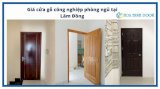 Giá Cửa Gỗ Công Nghiệp Phòng Ngủ Tại Lâm Đồng