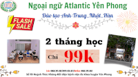 Atlantic Yên Phong Tặng Khóa Học 99K
