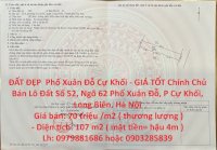 Đất Đẹp Phố Xuân Đỗ Cự Khối - Giá Tốt Chính Chủ Bán Lô Đất 107M2, Tổ 8, Cự Khối, Long Biên