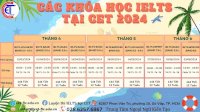 Lịch Học Ielts Tại Cet Năm 2024