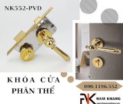 Khóa Cửa Phân Thể Màu Vàng Bóng Bằng Đồng Cao Cấp