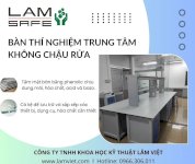 Bàn Thí Nghiệm Trung Tâm Không Chậu Rửa