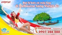 Đại Lý Bán Vé Máy Bay Đi Melbourne Hãng Vietjet Air