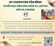 Ht Computer Tân Bình Tuyển 5 Học Viên Sửa Chữa Pc, Laptop, Máy In, Camera