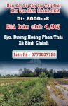 Chính Chủ Bán Đất Sổ Sẵn Giá Tốt Nhất Khu Vực Bình Chánh-Hcm