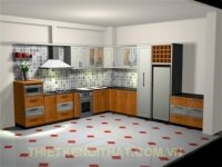 Tủ bếp modern 05 - NITB016