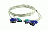 Cable 3 in 1 ra 3 đầu jack: VGA - Keyboard - Mouse