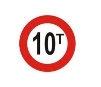Biển báo cấm 115 hạn chế trọng lượng xe