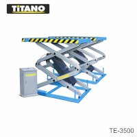 Cầu nâng ô tô kiểu xếp 3.5 tấn, bàn nâng nhỏ TITANO TE3500