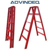 Thang nhôm chữ A 10 bậc ADVINDEQ AV305 (red)