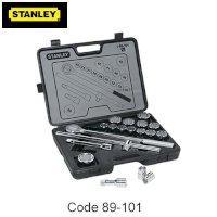 Bộ khẩu 3/4'' 19 chi tiết ( khẩu 12 cạnh từ 22-50mm ) Stanley 89-101