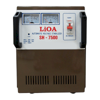 Ổn áp 1P LiOA SH-7500 7,5kVA (Nâu)