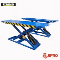 Cầu nâng cắt kéo nâng bụng ô tô TITANO 3.0SSE - Trọng tải 3 tấn