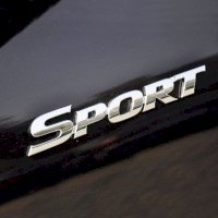 Logo nổi Sport dán trang trí xe-SP02