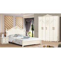 Bộ giường tủ trắng nhập khẩu HHP-SET321-20