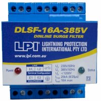 Thiết bị cắt lọc sét 1 pha mắc nối tiếp LPI-DLSF-16A-385V