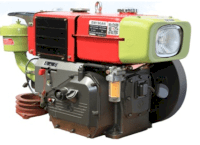 Động cơ diesel  Tứ Xuyên XE190AN (D10 gió đèn, két nước nhôm)