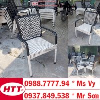 Ghế cafe mây nhựa Hoàng Trung Tín - HTT2019-HOT