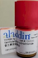 Vanillylamine hydrochloride 99%  C8H11NO2HCl Aladdin