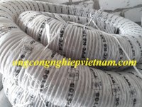 Ống nhựa gân nhựa hút bụi màu xám Ø 100