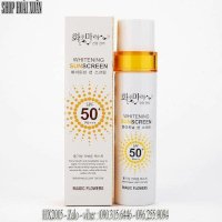 Kem chống nắng dưỡng trắng da Whitening Sunscreen Magic Flower không thấm nước - HX2005