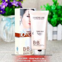 Kem nền trắng da tơ tằm BB cream collagen Manzhilian 8 time silk protein - HX1664