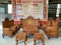 Bộ sofa cổ điển gỗ gõ đỏ 9 món siêu VIP1-BBG353VIP