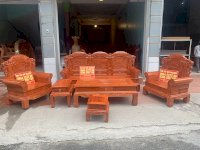 Bộ bàn ghế Khổng Tử gỗ hương đá - Đồ gỗ Đỗ Mạnh