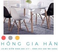 Bàn ghế nhà hàng khách sạn Eames Hồng Gia Hân BGN07