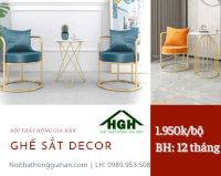 Ghế sắt decor Tp.HCM Hồng Gia Hân 014