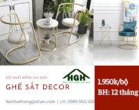 Ghế sắt Decor Tp.HCM giá tốt Hồng Gia Hân