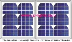 Pin năng lượng mặt trời TIDISUN - CP12W 12V