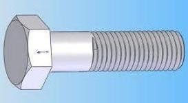 Bu lông đầu dầy Tín Phát M8x15mm