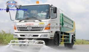 Xe phụn nước rửa đường tưới cây Hyundai  HD210–12m3