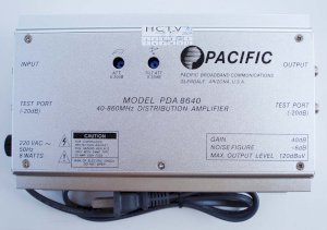 Bộ khuếch đại tín hiệu truyền hình cáp Pacific PDA8640