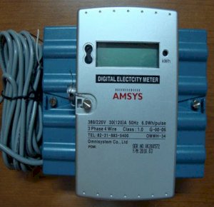 Công tơ điện tử 3 pha AMSYS OMWH-34 30(120)A