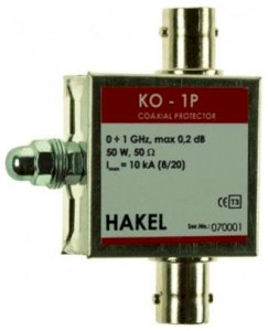 Thiết bị bảo vệ đường truyền tín hiệu cáp đồng trục Hakel KO-1P