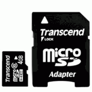 Transcend MicroSD 4GB (Class 2)