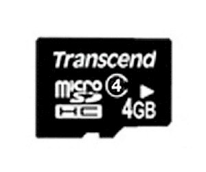 Transcend MicroSDHC 4GB (Class 4)