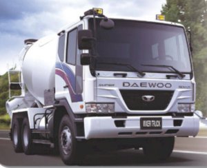 Xe trộn bê tông Daewoo Mixer K4MVF DV15TIS 6x4 26 tấn