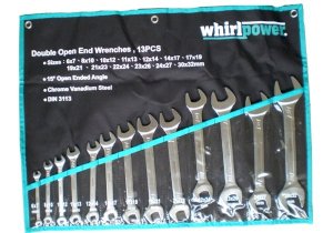 Bộ cờ lê 2 đầu miệng 13 chi tiết Whirlpower 1241-1-0113