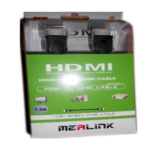 Cable HDMI to HDMI MeaLink 1.5M chuẩn 1.4