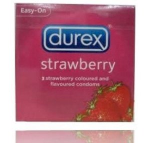 Durex Strawberry (hộp 3 cái)
