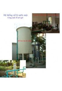Hệ thống lọc nước giếng khoan công suất 30m3/h GREENHOUSES