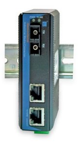 3onedata IMC-102 Media Converter Công Nghiệp 1 cổng quang 2 cổng Fast Ethernet 