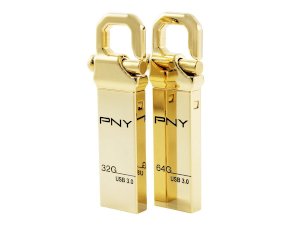 USB PNY Attache Gold Hook 3.0 32GB