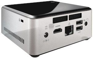 Máy tính Desktop Intel NUC Kit DN2820FYKH Mini PC (Intel Celeron N2820, 2.4GHZ, 2GB Ram, 500GB HDD, không kèm màn hình)